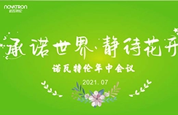 Приверженность миру, в ожидании цветения цветов-Novatron 2021 Mid-Year Meeting и Henan Cheering, Love Fundraising Activities